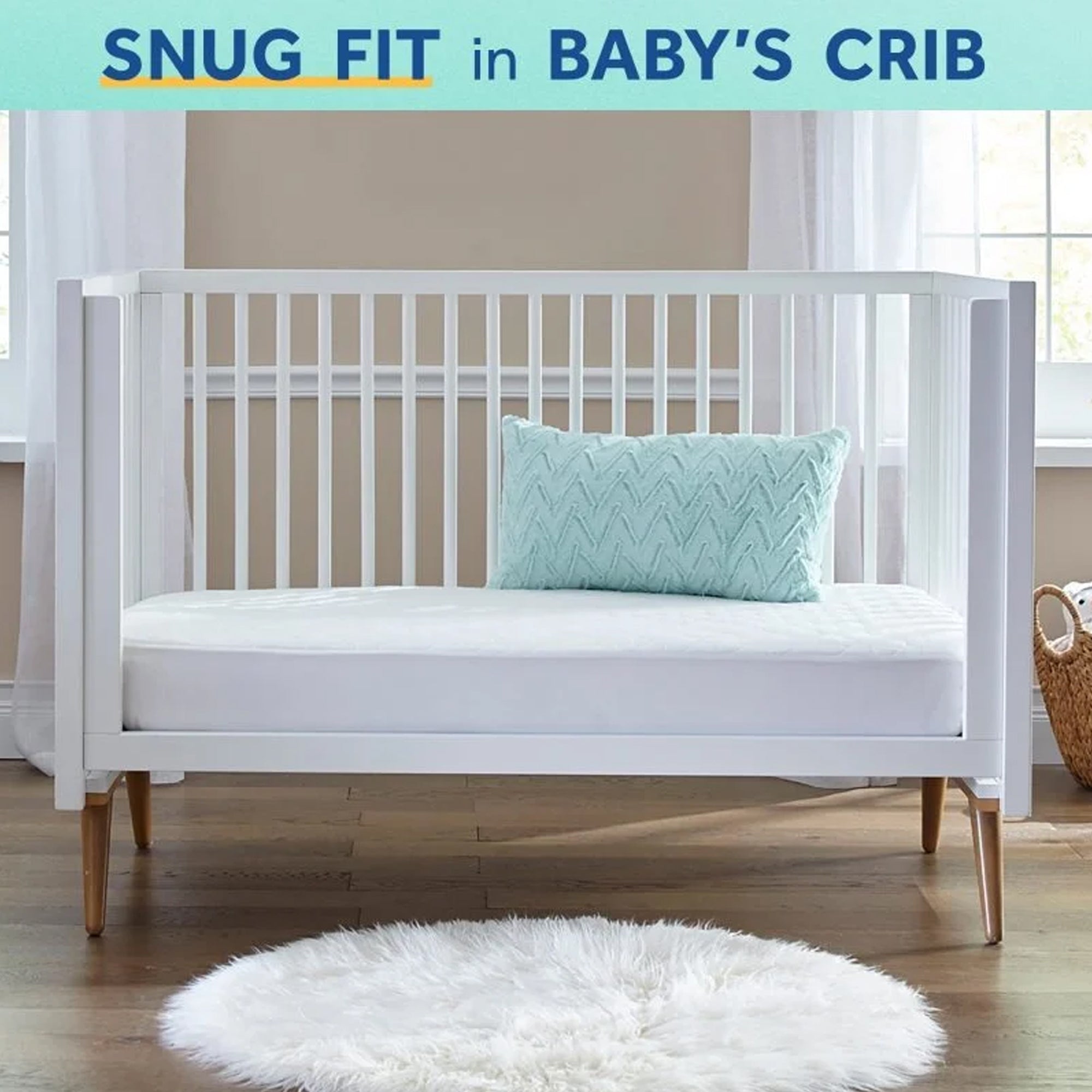 Sealy Baby 2-Cool 2-Stage Cooling Crib Mattress, Cool-Tex Waterproof Cover