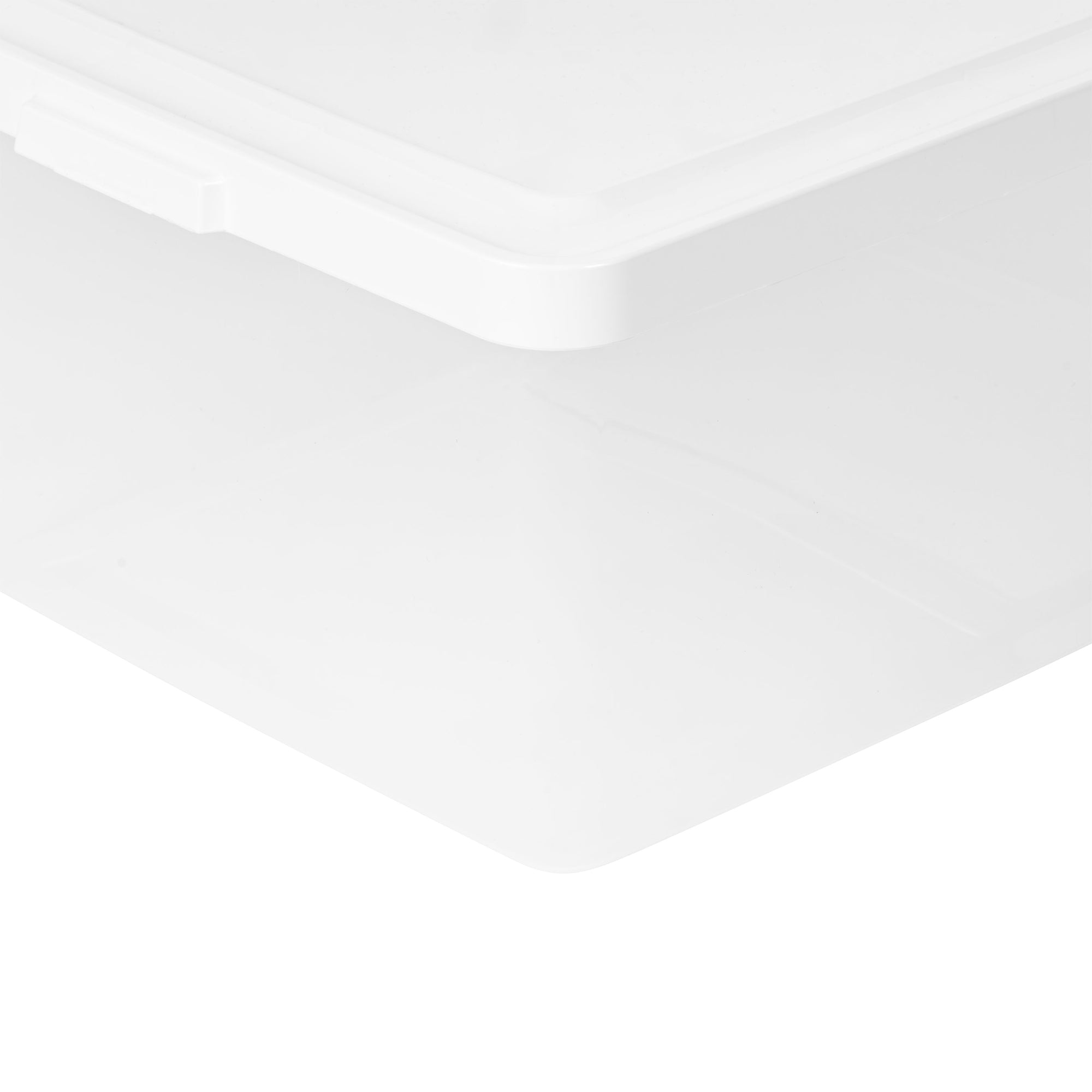 IRIS USA Storage Bins with Lids, Stackable Clear Plastic Box, 12-Pack, 17 Qt - VMInnovations