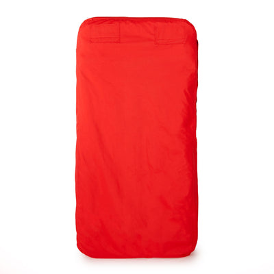Solstice Sunsoft Fabric Covered Oversized Inflatable Water Mattress Island, Red - VMInnovations