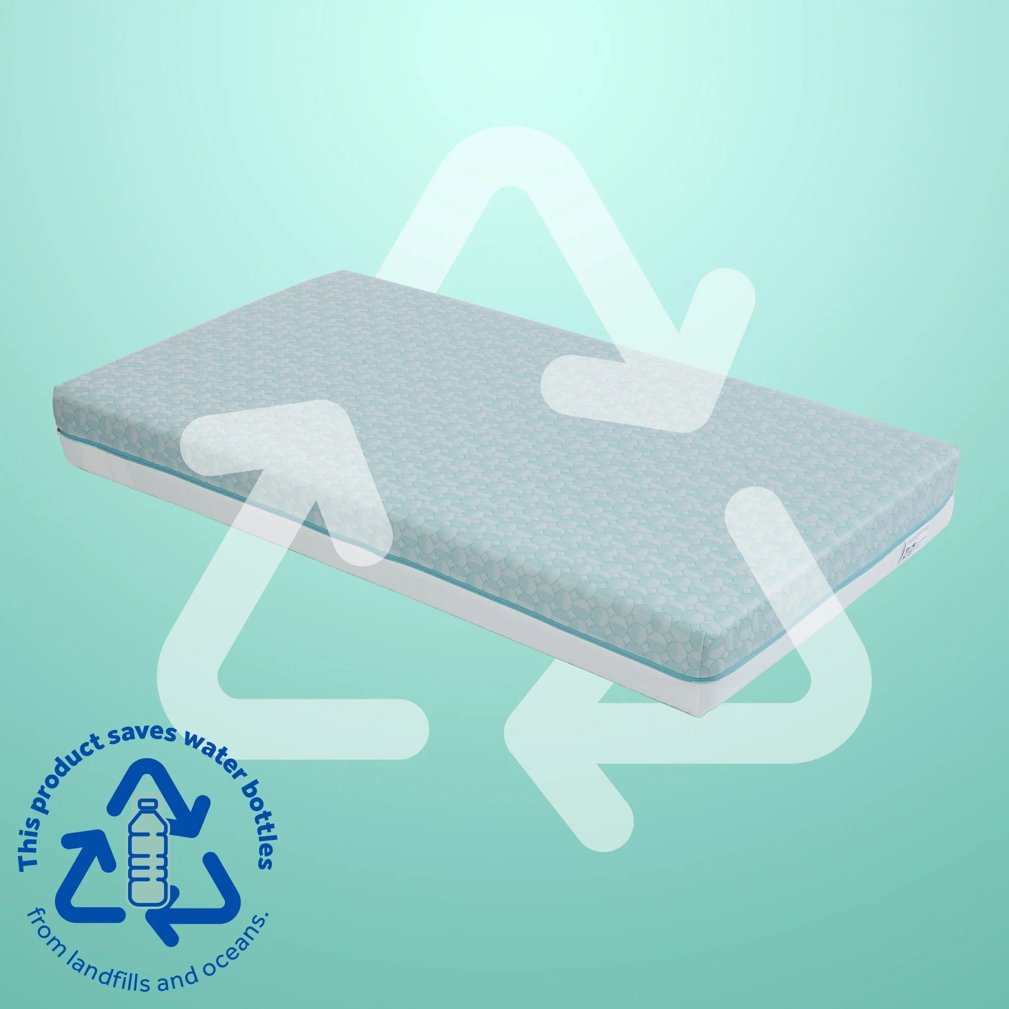Sealy Baby Airie 2 Stage Infant Crib Mattress Plus Toddler Bed Fit, White Mesh