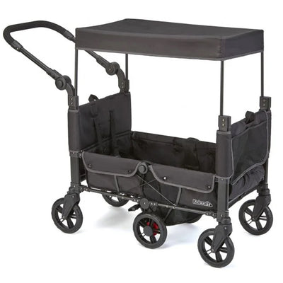 Kolcraft 360 Cloud Plus Stroller Wagon with Foldable Design and Car Seat Straps