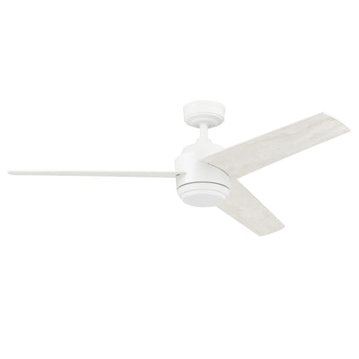 Mule Halona 52 Inch Damp-Rated Ceiling Fan With LED Light, Remote, White