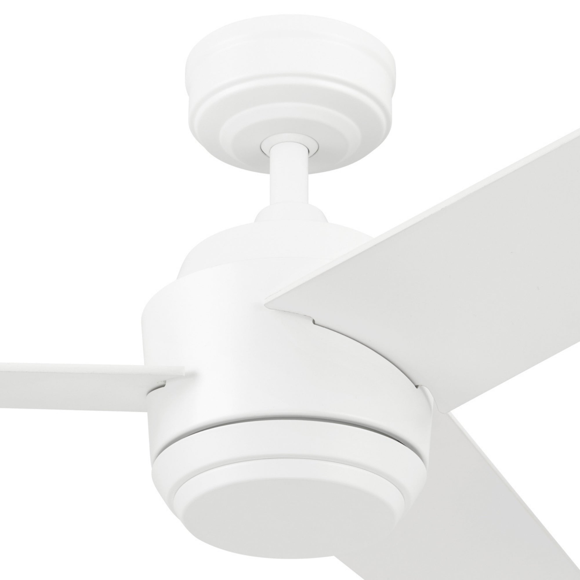 Mule Halona 52 Inch Damp-Rated Ceiling Fan With LED Light, Remote, White