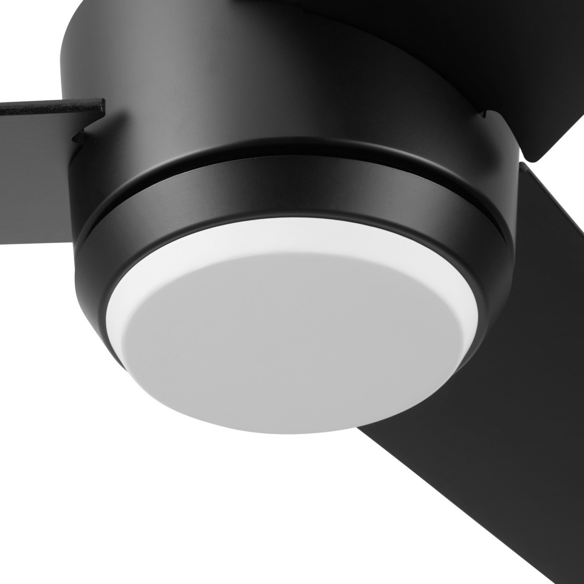 Mule Halona 52 Inch Damp-Rated Ceiling Fan With LED Light, Remote, Matte Black