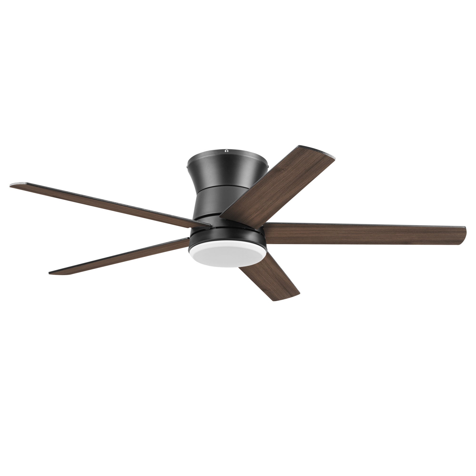 Mule Grayson 52 Inch Hugger Ceiling Fan With LED Light, Remote, Matte Black