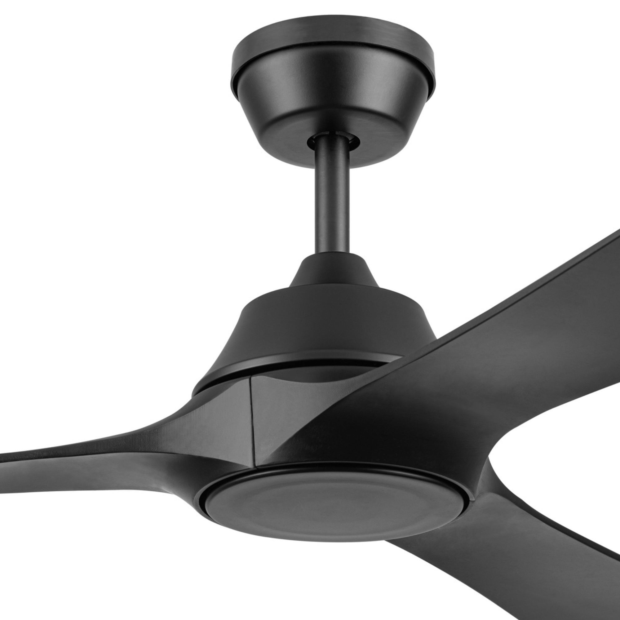 Mule Max Breeze 72" Wet Rated Indoor/Outdoor Ceiling Fan w/ Remote, Matte Black