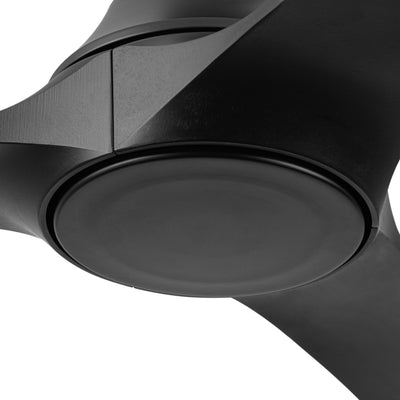 Mule Max Breeze 72" Wet Rated Indoor/Outdoor Ceiling Fan w/ Remote, Matte Black