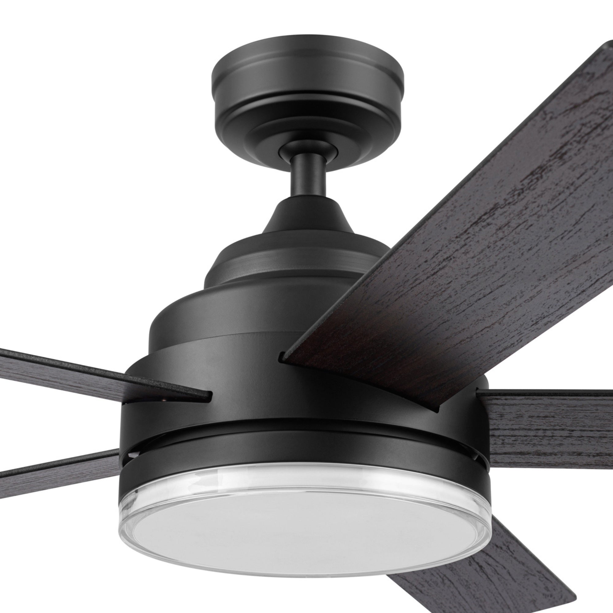 Mule Carver 52 Inch Ceiling Fan with LED Light, Remote, DC Motor, Matte Black