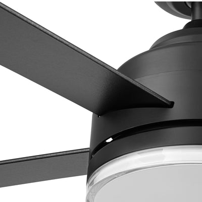 Mule Carver 52 Inch Ceiling Fan with LED Light, Remote, DC Motor, Matte Black