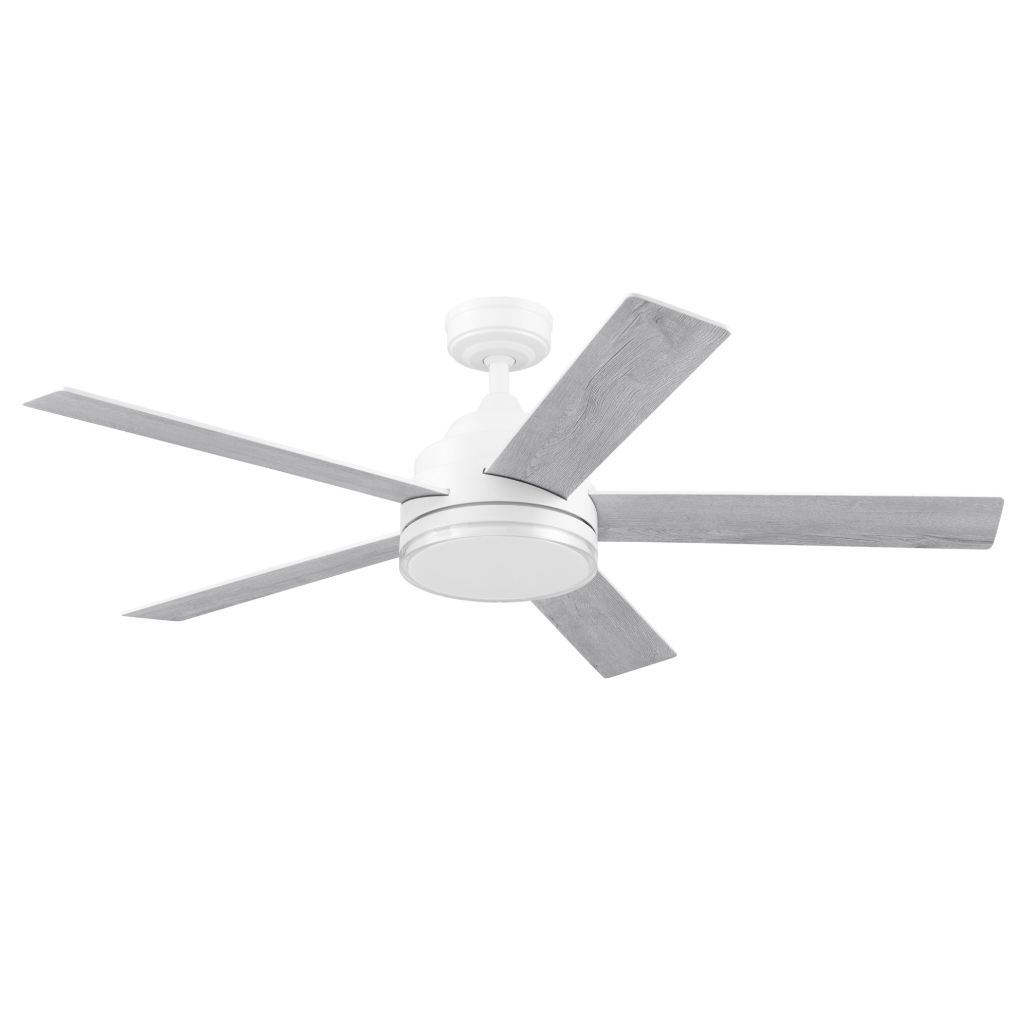 Mule Carver 52 Inch Ceiling Fan with LED Light, Remote, DC Motor, White