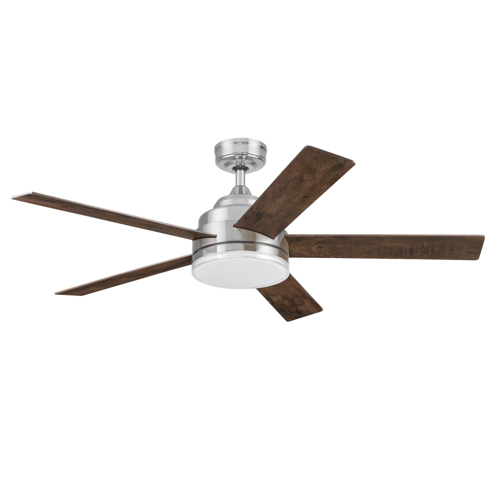 Mule Carver 52 Inch Ceiling Fan with LED Light, Remote, DC Motor, Brushed Nickel