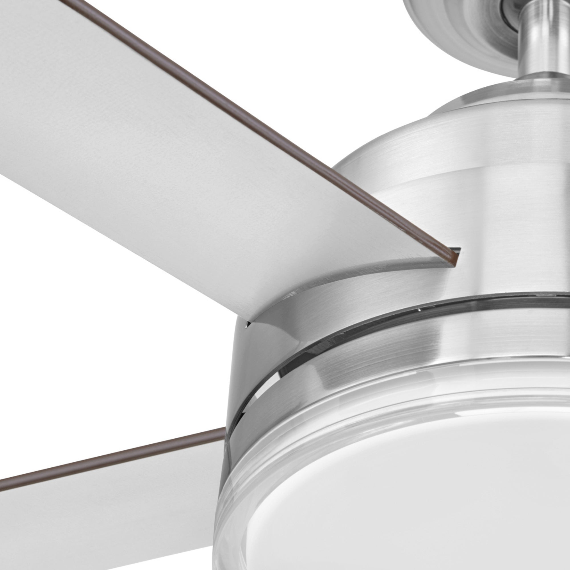 Mule Carver 52 Inch Ceiling Fan with LED Light, Remote, DC Motor, Brushed Nickel