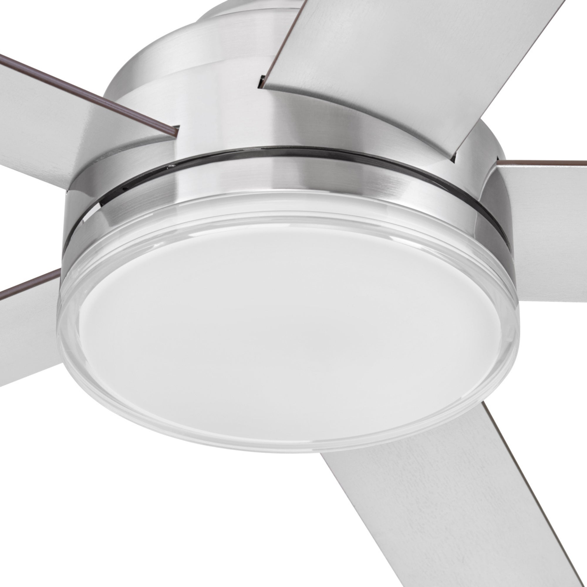 Mule Carver 52 Inch Ceiling Fan with LED Light, Remote, DC Motor, Brushed Nickel