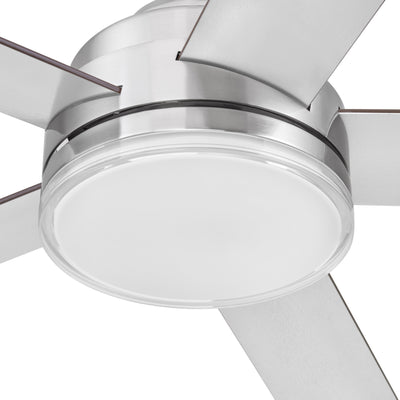 Mule Carver 52 Inch Ceiling Fan with LED Light, Remote, DC Motor, Brushed Nickel