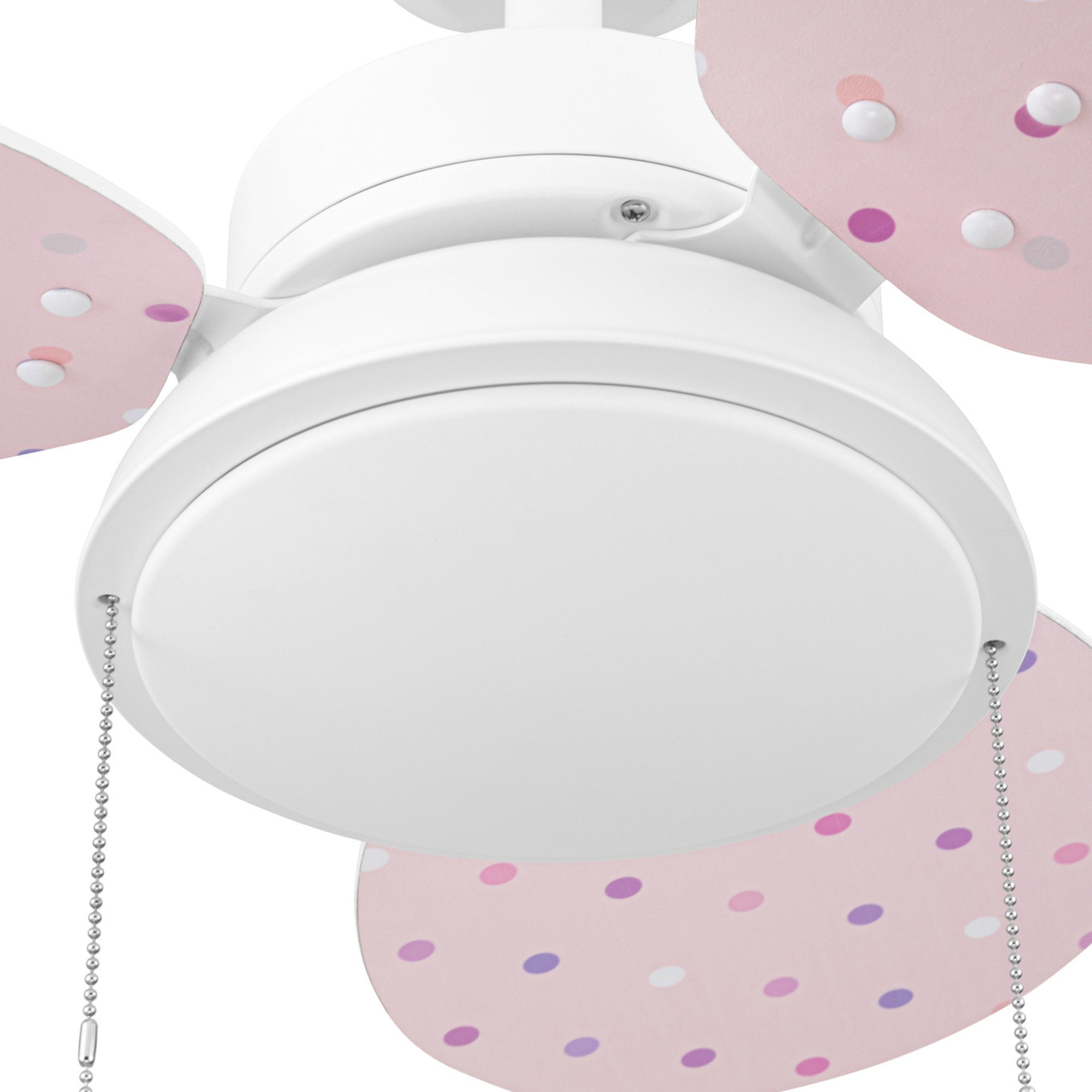 Prominence Home Willa 30-Inch LED Ceiling Fan With Light, Pull Chain, White