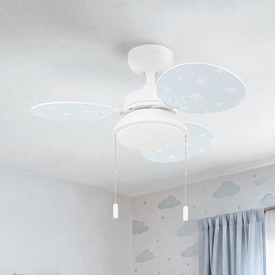 Prominence Home Willa 30-Inch LED Ceiling Fan With Light, Pull Chain, White