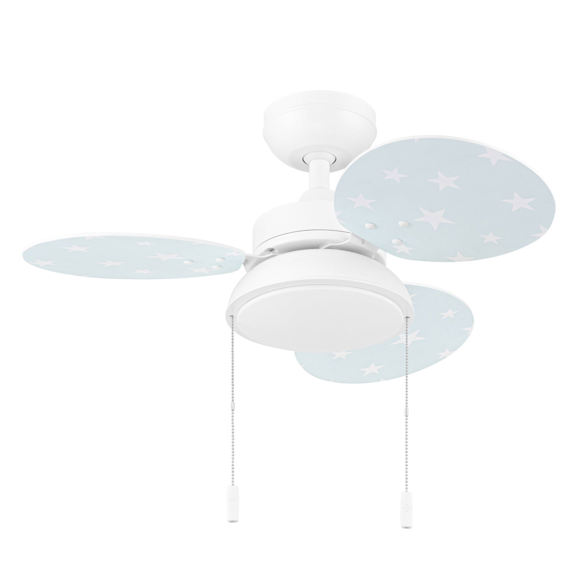 Prominence Home Willa 30-Inch LED Ceiling Fan With Light, Pull Chain, White