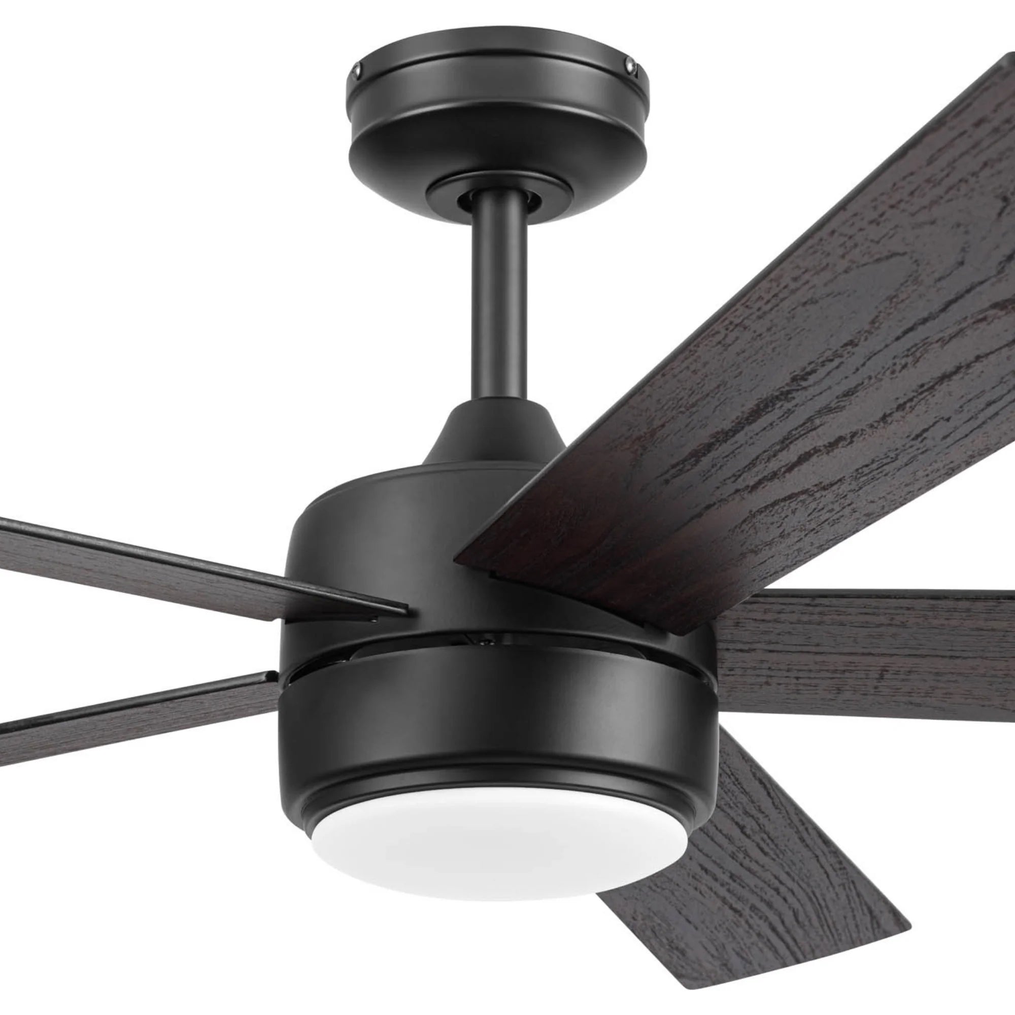 Mule Belmont 52 Inch Indoor Ceiling Fan with LED Light and Remote, Matte Black