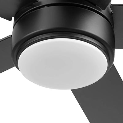 Mule Belmont 52 Inch Indoor Ceiling Fan with LED Light and Remote, Matte Black