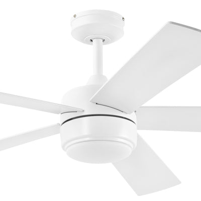 Mule Belmont 52 Inch Indoor Ceiling Fan with LED Light and Remote Control, White