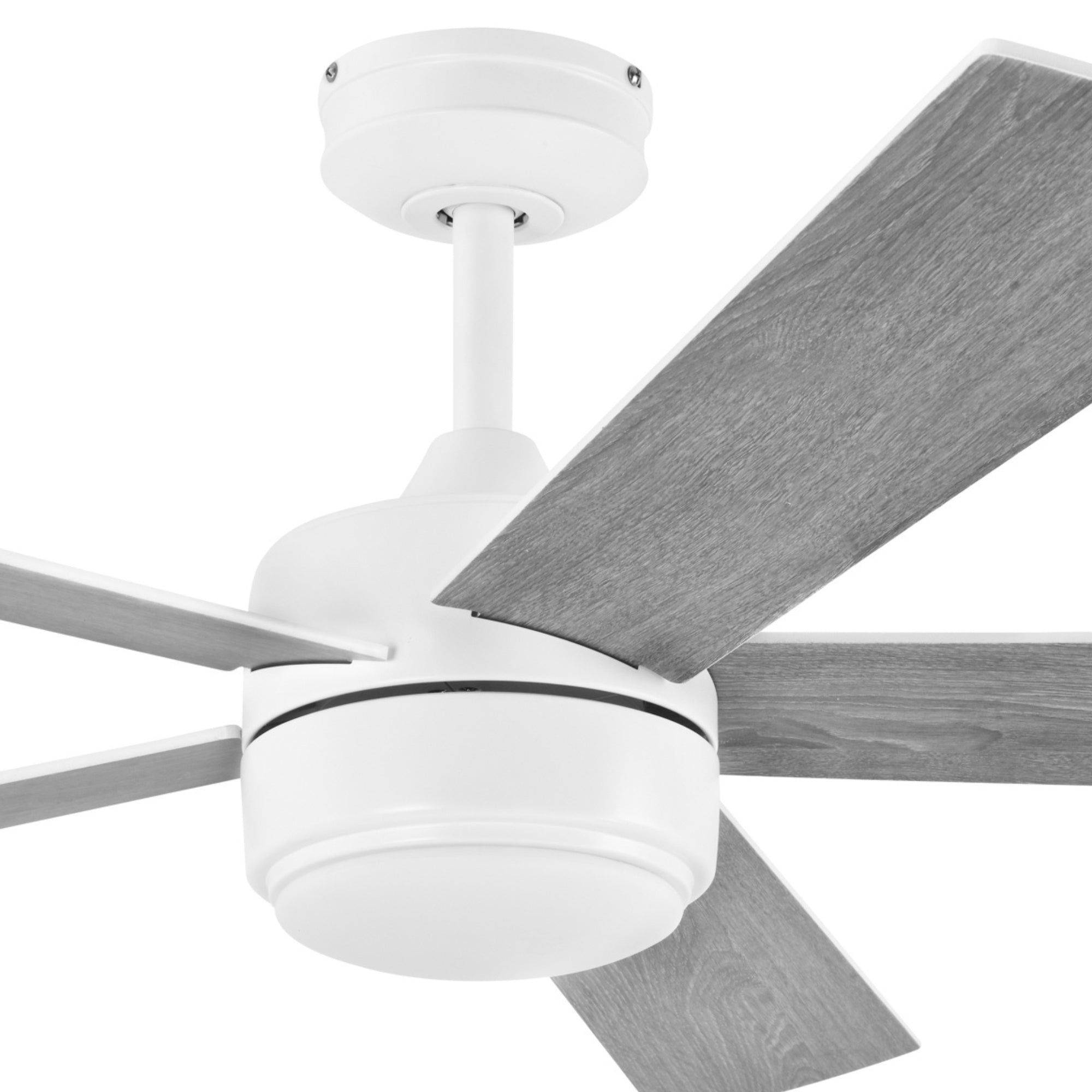 Mule Belmont 52 Inch Indoor Ceiling Fan with LED Light and Remote Control, White