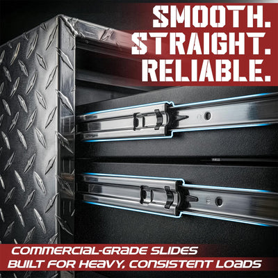 OLY-PRO Truck Bed Tool Box w/ 5-Drawers, T-Handle Lockable Heavy-Duty Storage