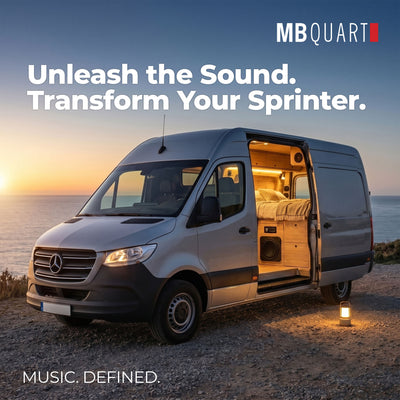 MB Quart Tuned Audio Package, 19-26 Mercedes-Benz Sprinter, Stage 6 System, 700W