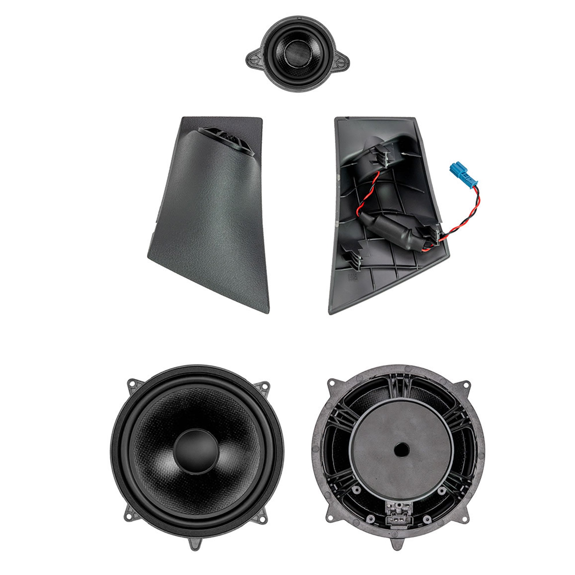 MB Quart 6.5" Front Speaker & 3" Center Dash Speaker for 19-26 Mercedes Sprinter