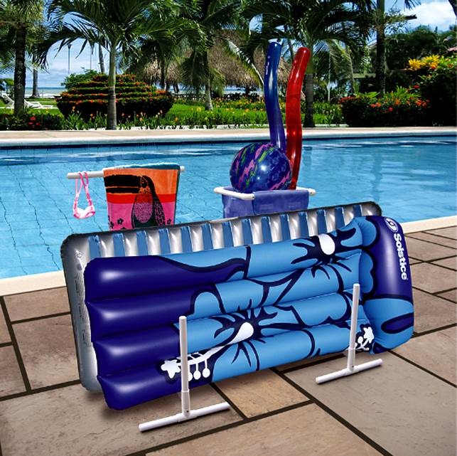 Swimline 8903 Swimming Pool Mesh Bag Versatile Poolside Toy Organizer, (2 Pack)