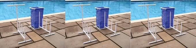 Swimline Hydrotools 8903 Swimming Pool Mesh Bag Toys Poolside Organizer (3 pack)