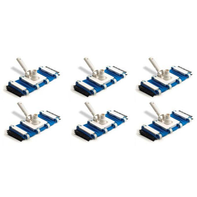 6 Swimline Hydrotools 8165 Swimming Pool Flexible Weighted Vacuum Head w/Brushes