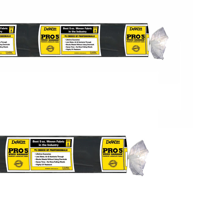 DeWitt 6 x 250’ 5 ounce and 4 x 250’ 5 ounce Pro 5 Landscape Weed Barrier Fabric - VMInnovations