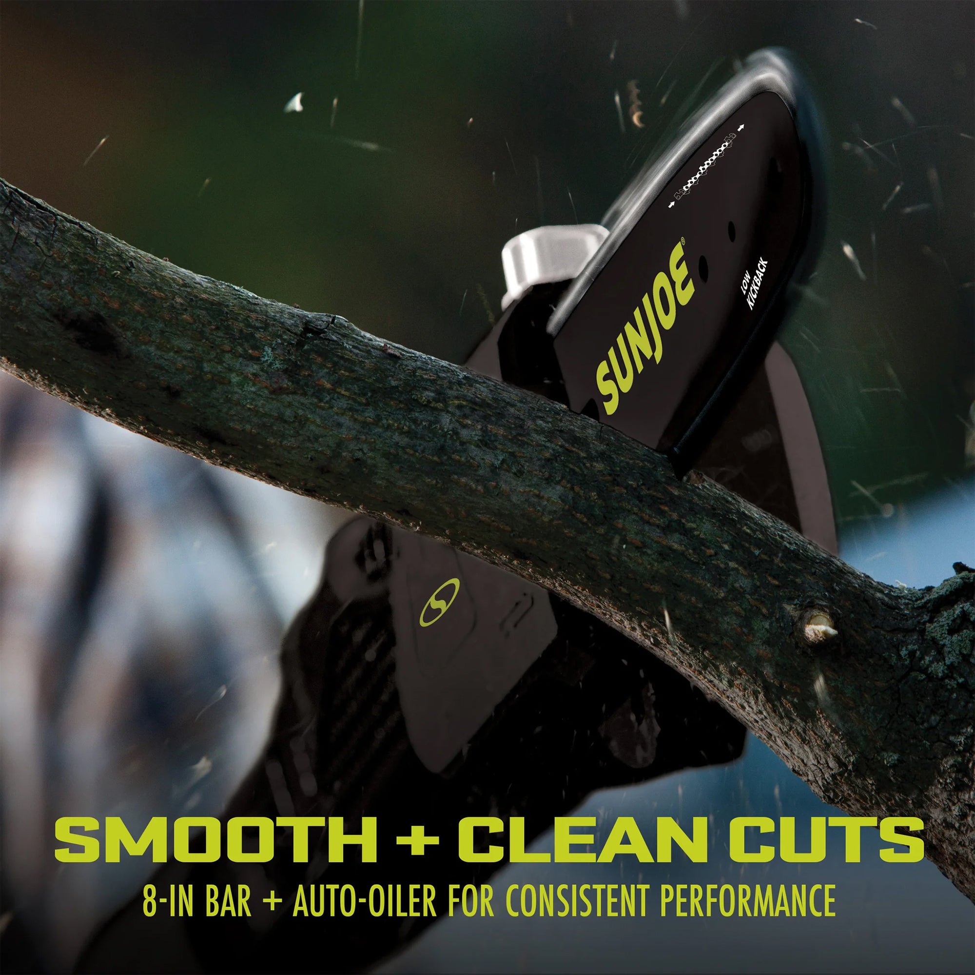 Sun Joe 8" Electric Telescoping Pole Chainsaw, 6.5-Amp Motor w/ 7" Cutting Max - VMInnovations
