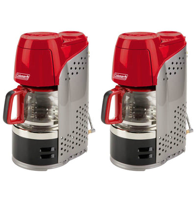 Coleman QuikPot 10-Cup Glass Carafe Propane Coffee Maker (2 Pack) | 2000020942