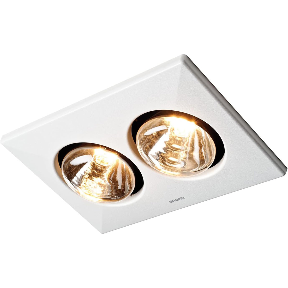 Broan-Nutone 164 Bulb and Fan 250 Watt Type IC 2-Bulb Infrared Ceiling Heater
