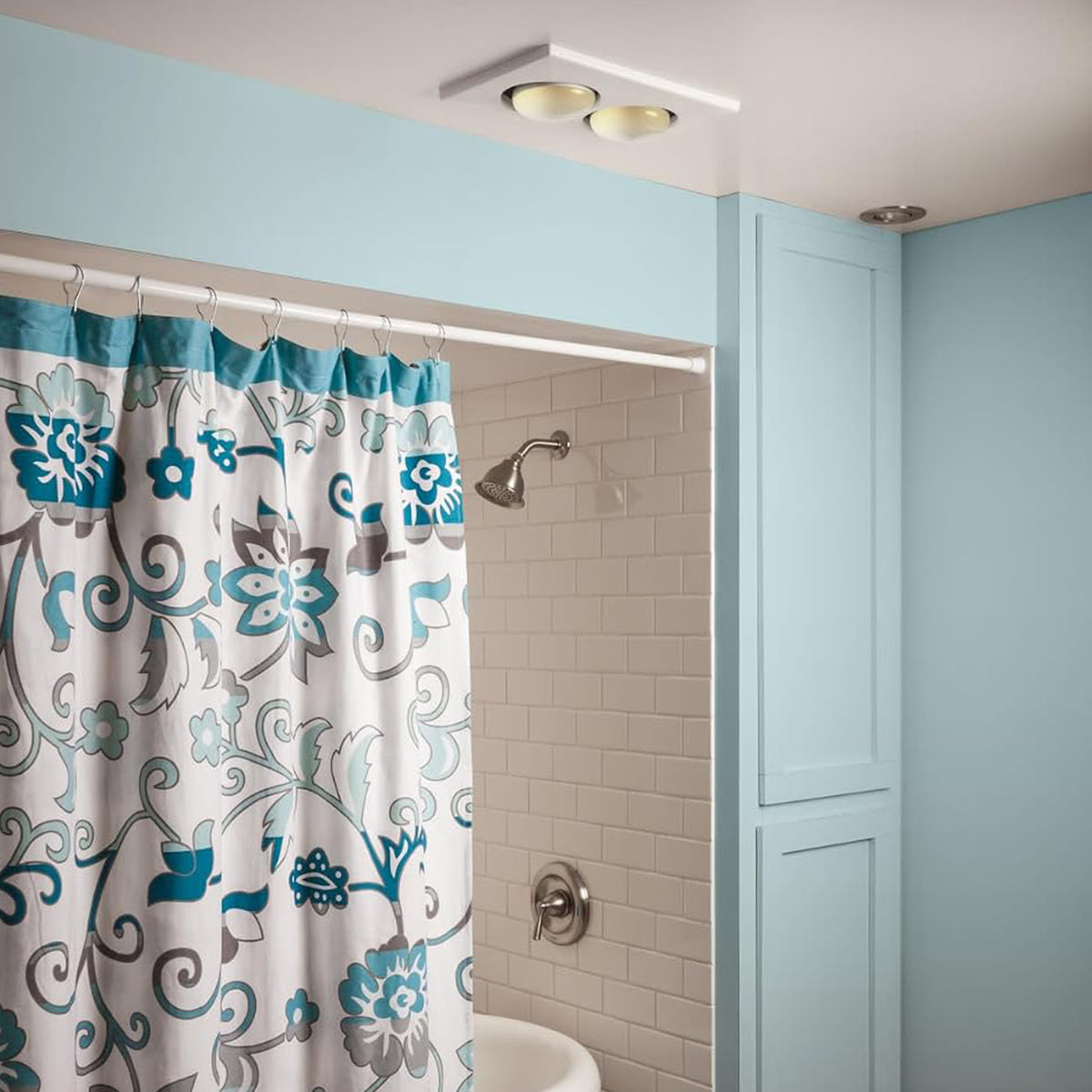 Broan-Nutone 164 Bulb and Fan 250 Watt Type IC 2-Bulb Infrared Ceiling Heater