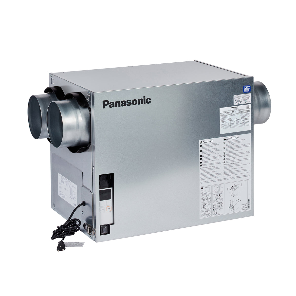 Panasonic BalancedHome Elite 150 Energy Recovery Ventilator,Side Port, 30-150CFM