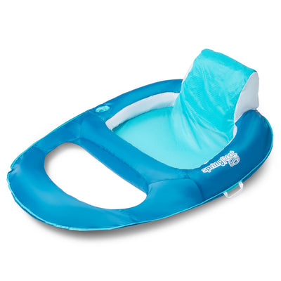 SwimWays Spring Float Mesh Recliner Floating Swimming Pool Water Lounge Chair