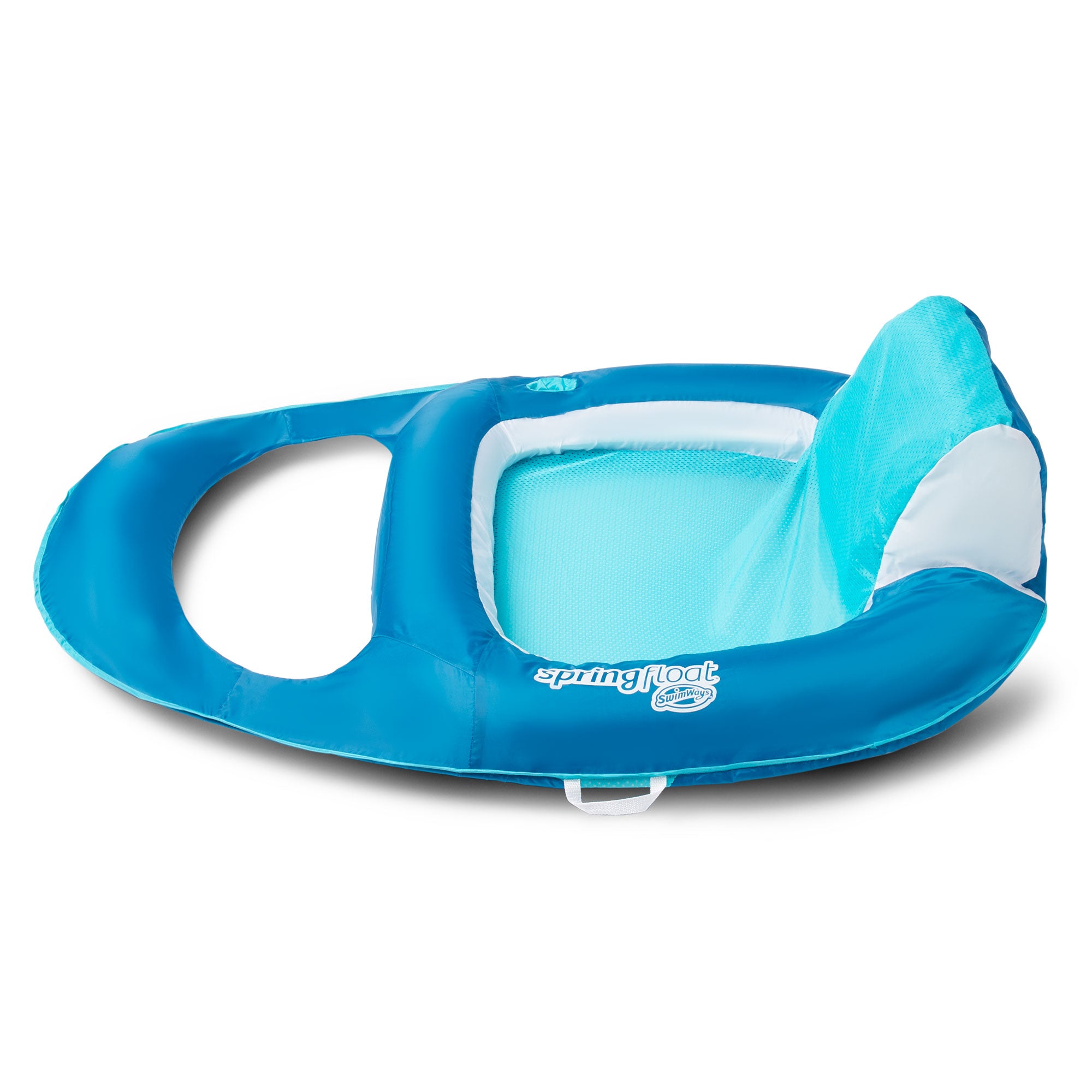 SwimWays Spring Float Recliner Floating Pool Lounge Chair | 13018 (Open Box)