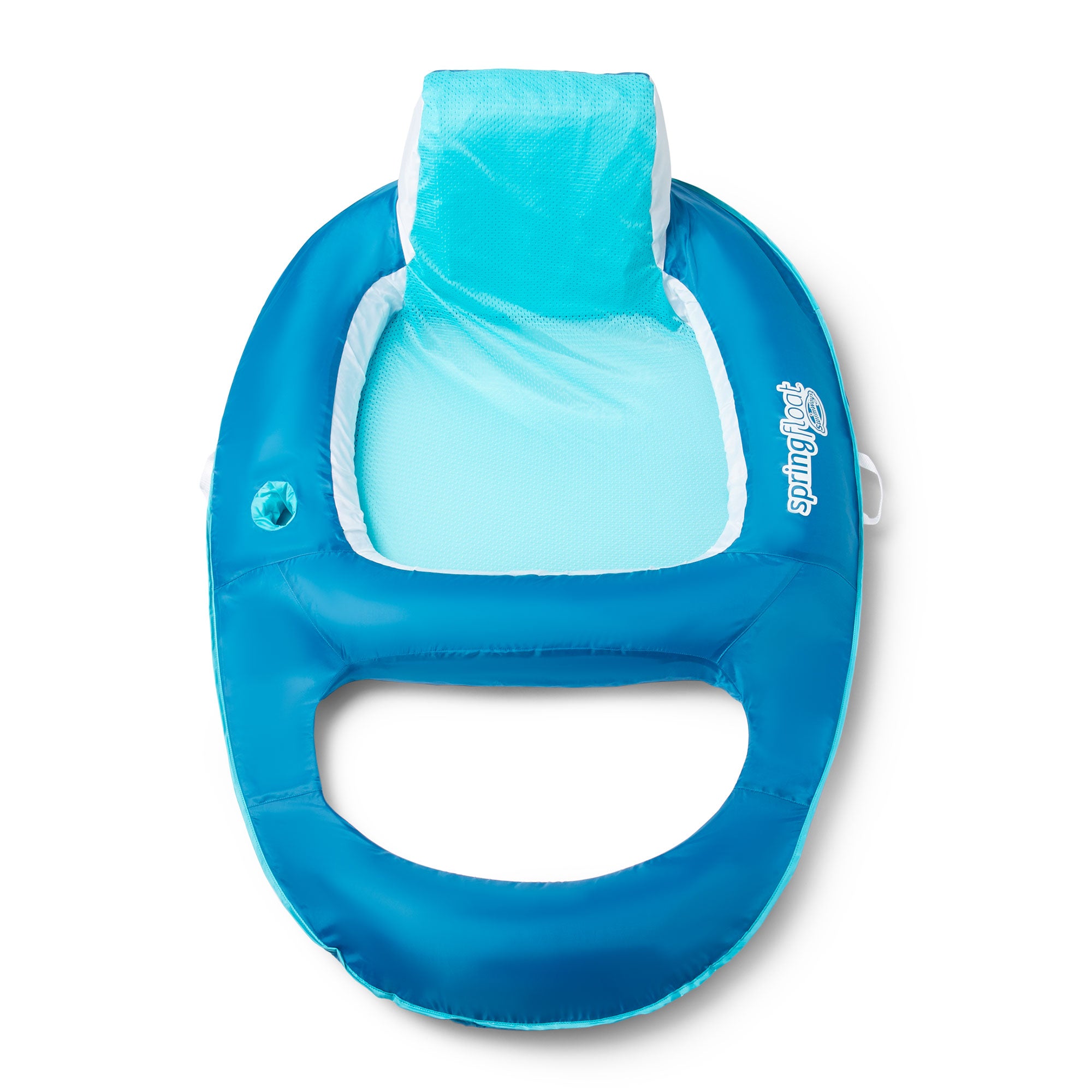 SwimWays Spring Float Recliner Floating Pool Lounge Chair | 13018 (Open Box)