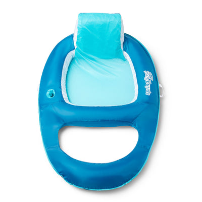 SwimWays Spring Float Recliner Floating Pool Lounge Chair | 13018 (Open Box)