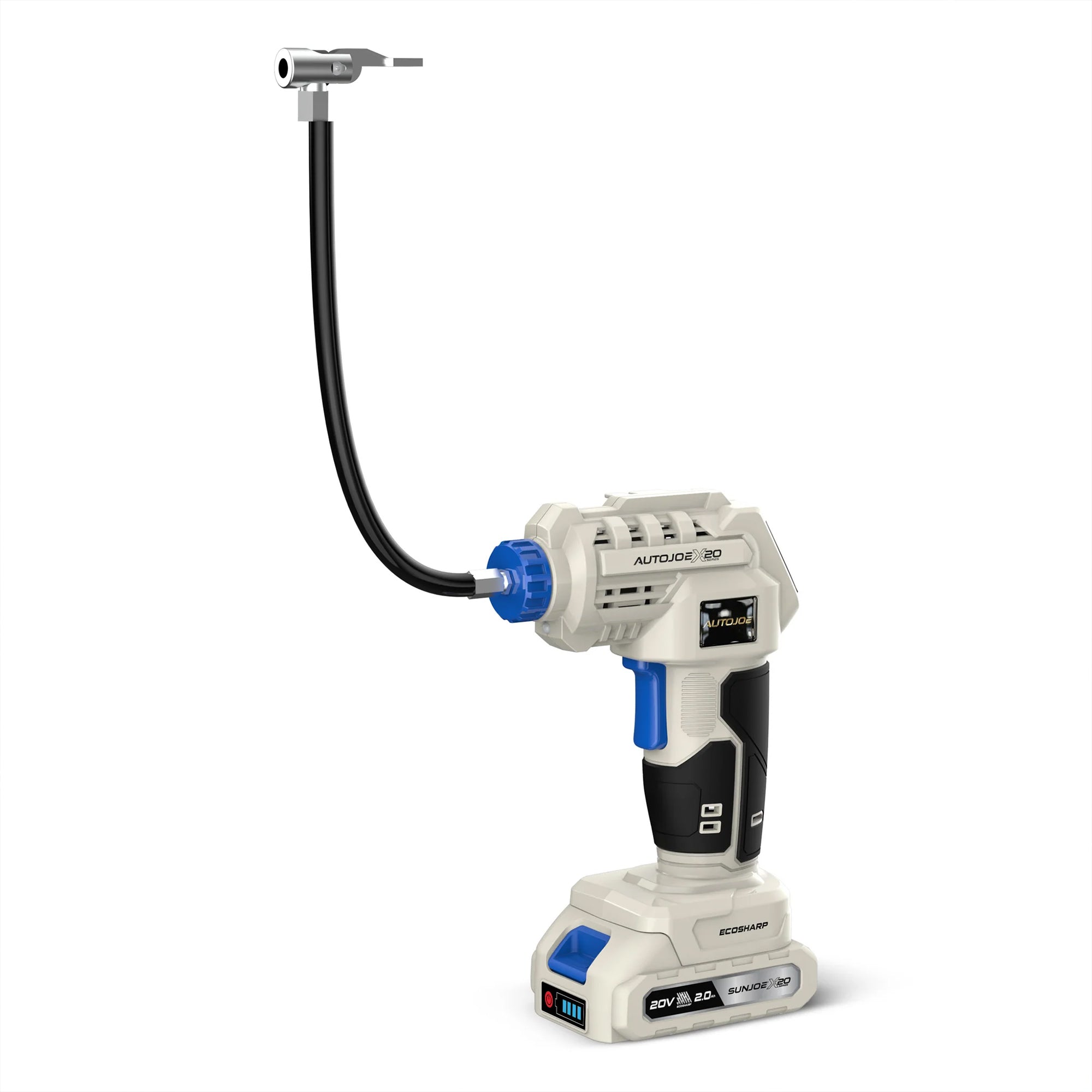Auto Joe 20-Volt ECOSHARP X20 Cordless Air Compressor, 150 PSI Max, X20-AIR-2A