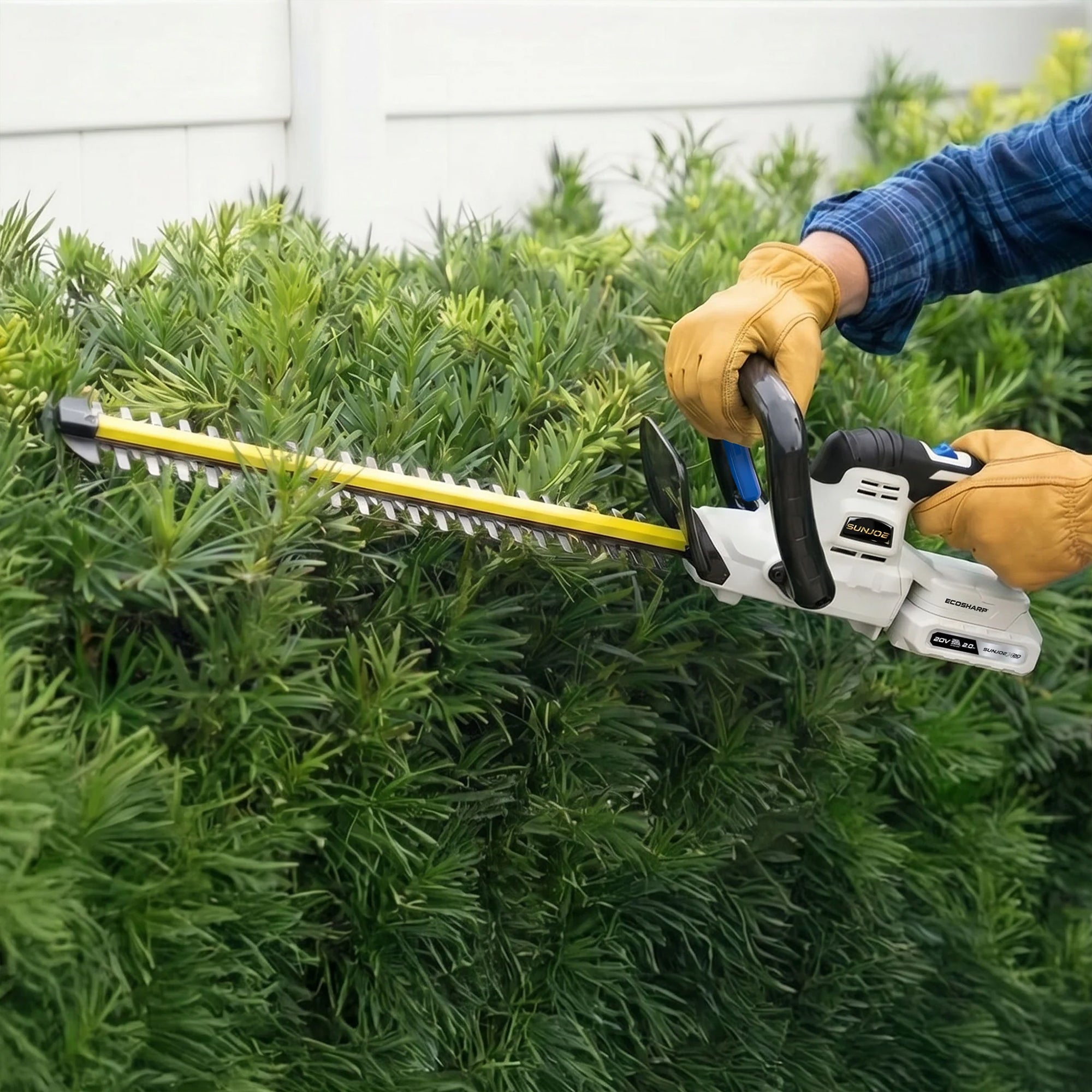Sun Joe 20-Volt ECOSHARP Cordless X20 22" Electric Hedge Trimmer, X20-HEDGE-2A