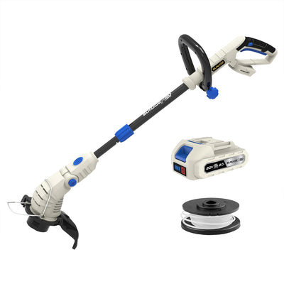 Sun Joe 20-Volt ECOSHARP X20 Cordless Trimmer and Edger, 12 Inch, X20-TRIM-2A