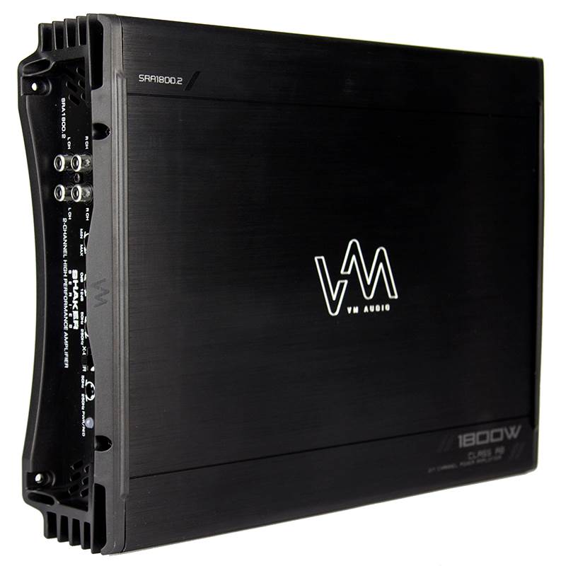 VM Audio SRA1800.2 1800W 2 Channel Car Amplifier Power Amp Stereo - Open Box