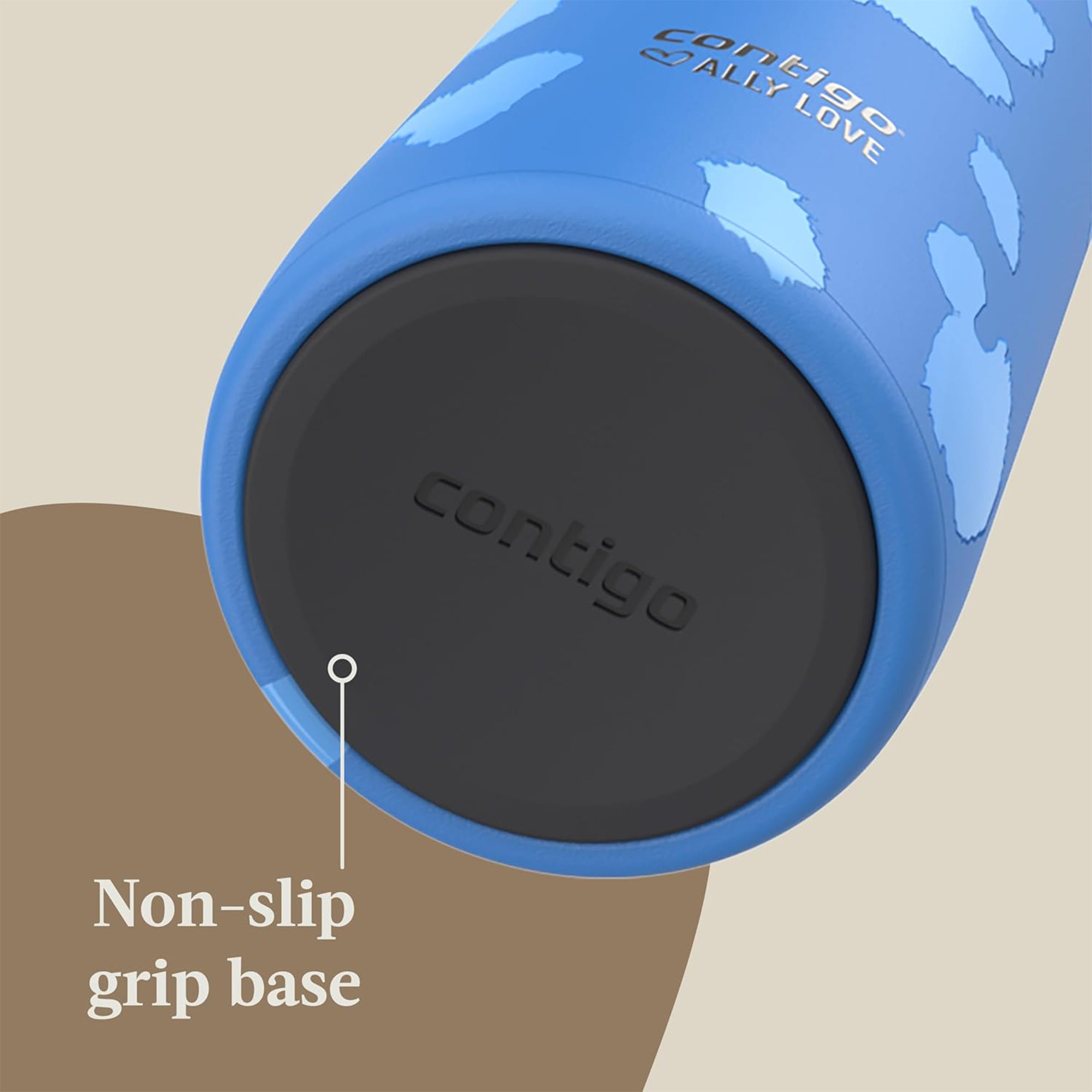 Contigo x Ally Love Streeterville Steel Tumbler with Straw, 24 oz, Stellar Jay