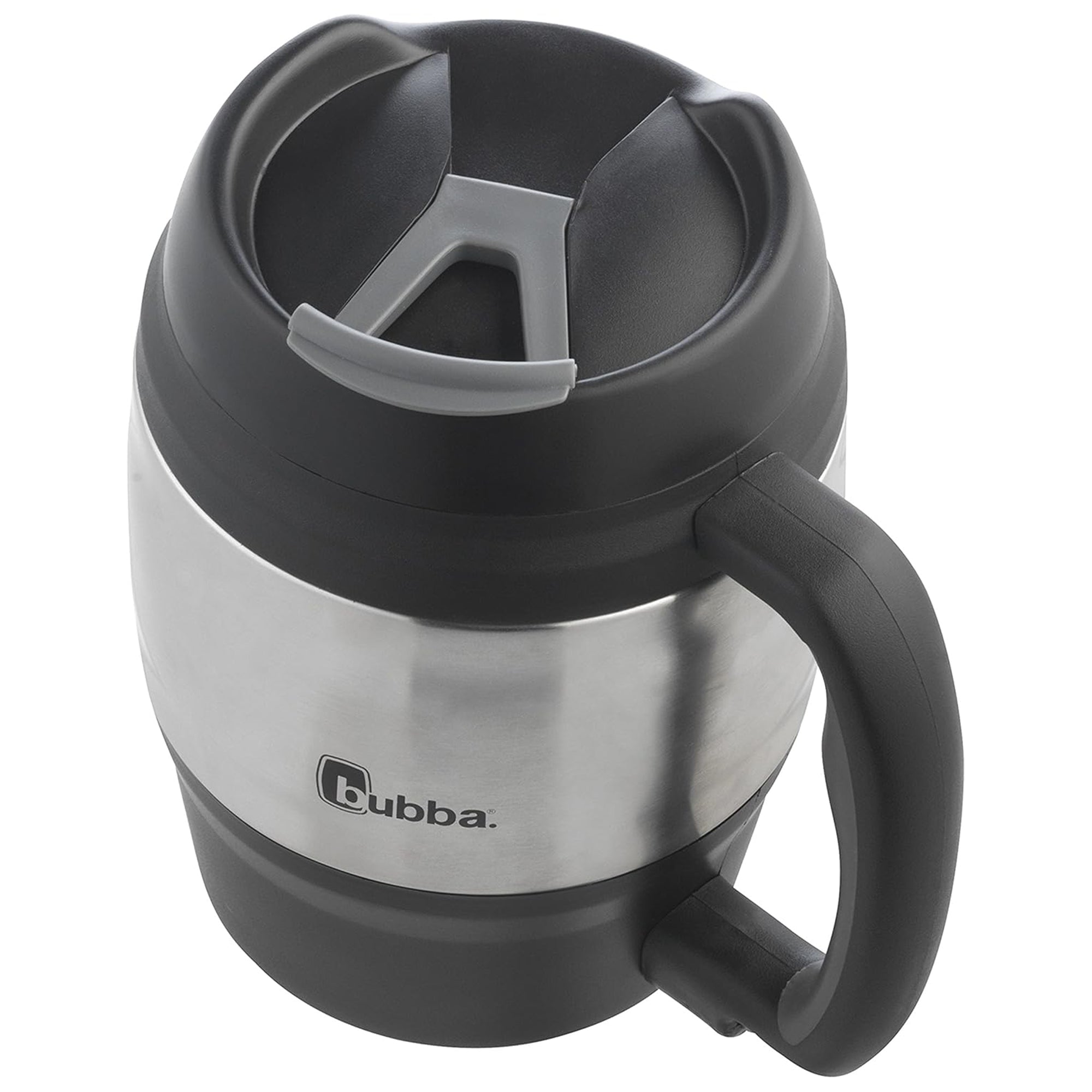 Bubba Classic Insulated Desk Mug with Dual-Wall Foam Insulation, 52 oz, Black