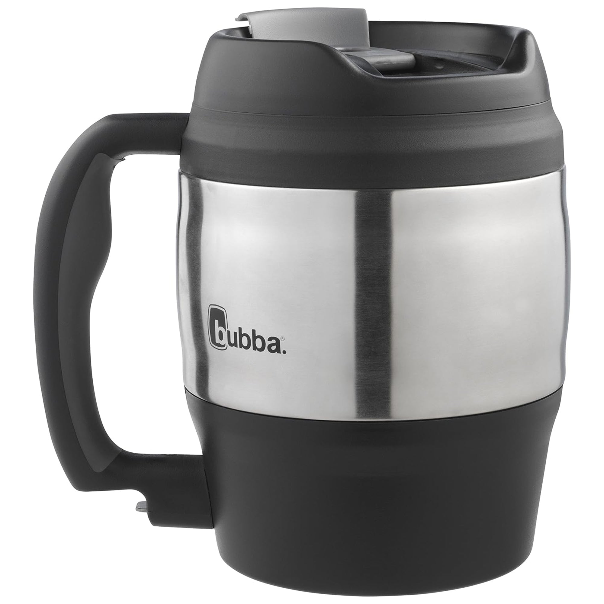 Bubba Classic Insulated Desk Mug with Dual-Wall Foam Insulation, 52 oz, Black