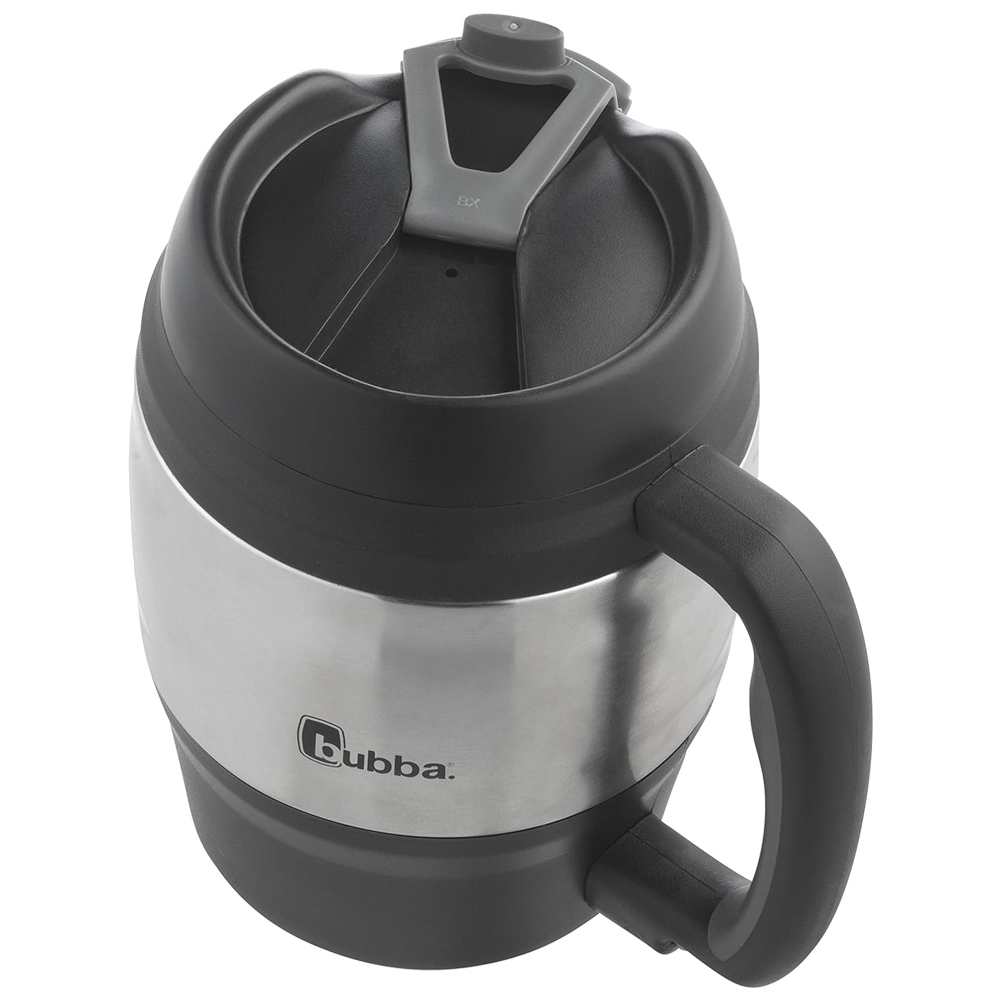 Bubba Classic Insulated Desk Mug with Dual-Wall Foam Insulation, 52 oz, Black