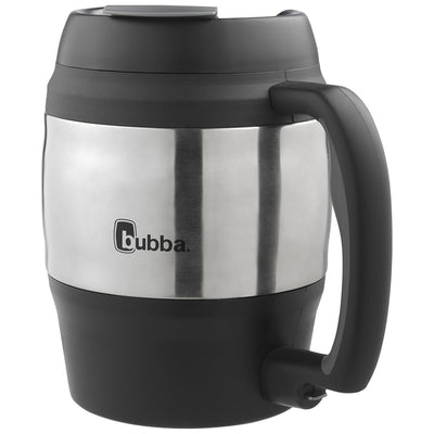 Bubba Classic Insulated Desk Mug with Dual-Wall Foam Insulation, 52 oz, Black